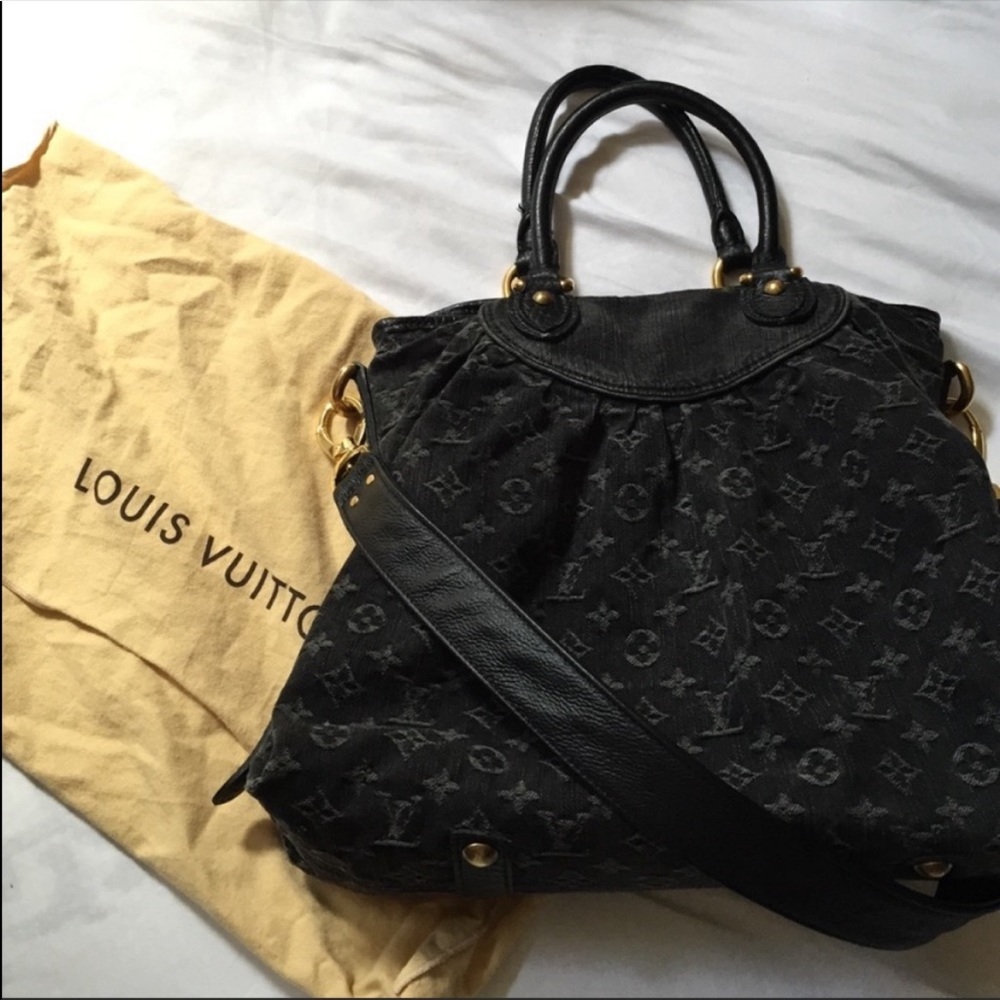 Louis Vuitton Black Monogram Shoulder Bag